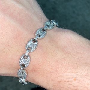 Gucci Link Iced Out bracelet